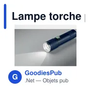 Lampe torche personnalisable FLASHRA avec logo - rechargeable et extensible - Miniature 9