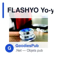 FLASHYO Yo-yo clignotant lumière rouge - Miniature 4
