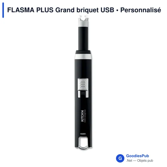 FLASMA PLUS Grand briquet USB - Image 5