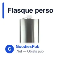 Flasque personnalisable 100 ml avec logo - Beckett - Miniature 4