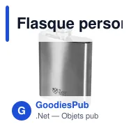 Flasque personnalisable 100 ml avec logo - Beckett - Miniature 5