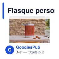 Flasque personnalisable en acier inoxydable avec logo - modèle Cedric - Miniature 10