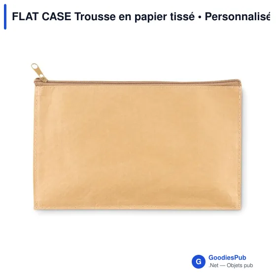 FLAT CASE Trousse en papier tissé - Image 1