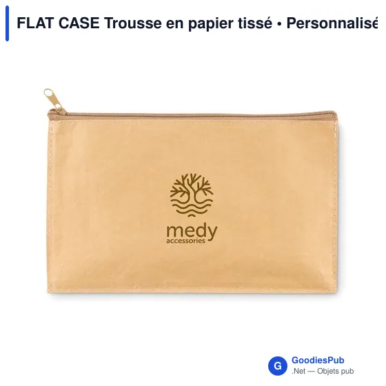 FLAT CASE Trousse en papier tissé - Image 3
