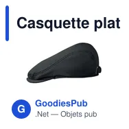 Casquette plate personnalisable en coton avec logo - FLAT PEAK - Miniature 4