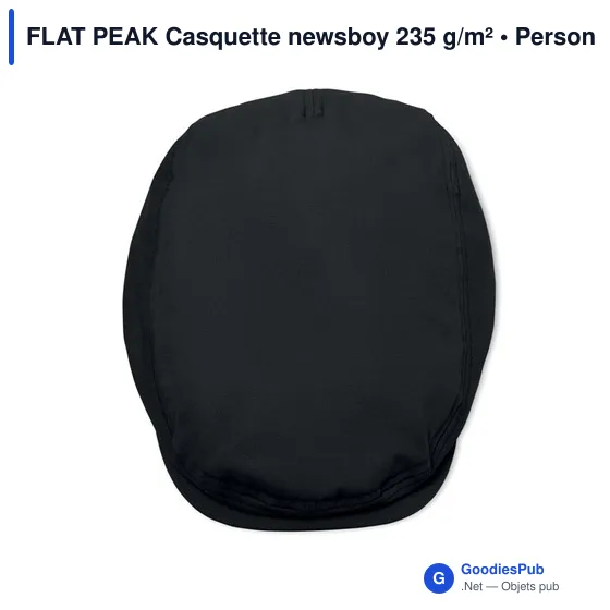 Casquette plate personnalisable en coton avec logo - FLAT PEAK - Image 5