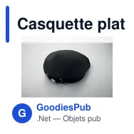Casquette plate personnalisable en coton avec logo - FLAT PEAK - Miniature 6