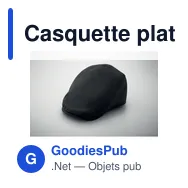 Casquette plate personnalisable en coton avec logo - FLAT PEAK - Miniature 7