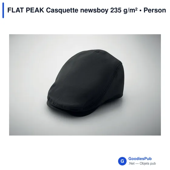 Casquette plate personnalisable en coton avec logo - FLAT PEAK - Image 7