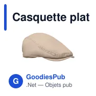 Casquette plate personnalisable en coton avec logo - FLAT PEAK - Miniature 9