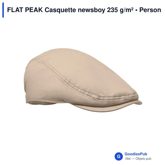 Casquette plate personnalisable en coton avec logo - FLAT PEAK - Image 9