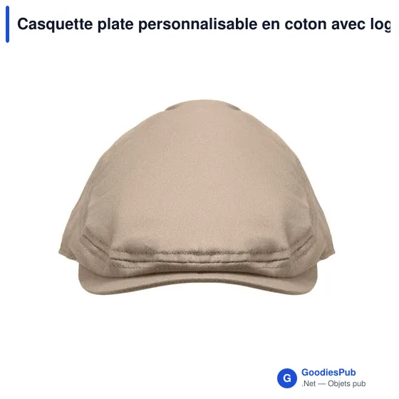 Casquette plate personnalisable en coton avec logo - FLAT PEAK - Image 10