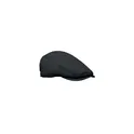 Variante noir - Casquette plate personnalisable en coton avec logo - FLAT PEAK