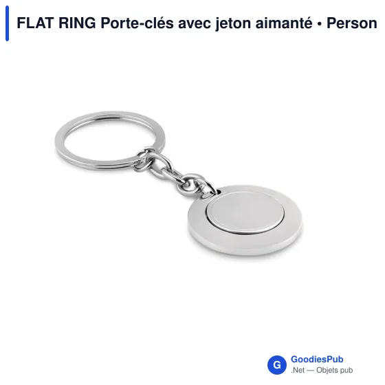 FLAT RING Porte-clés avec jeton aimanté - Image 3