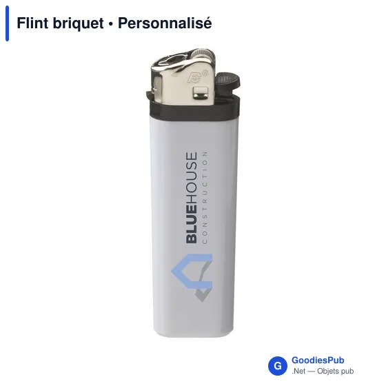 Briquet personnalisable Flameclub® avec logo - Rouge - Image 12