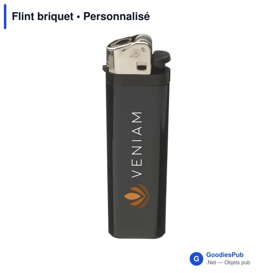 Briquet personnalisable Flameclub® avec logo - Rouge - Image 4