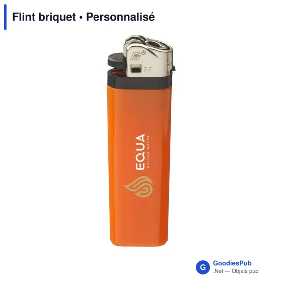 Briquet personnalisable Flameclub® avec logo - Rouge - Image 7