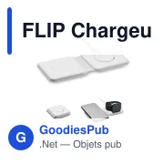 FLIP Chargeur pliable 2 en 1 15W - Miniature 1