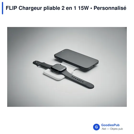 FLIP Chargeur pliable 2 en 1 15W - Image 11