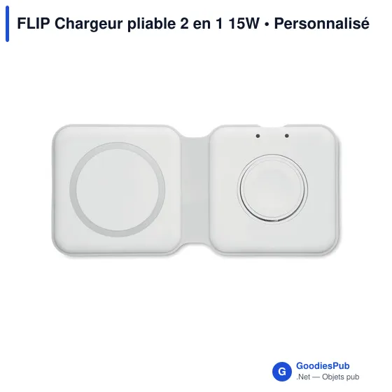 FLIP Chargeur pliable 2 en 1 15W - Image 4