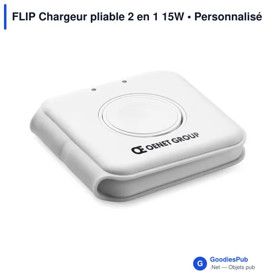 FLIP Chargeur pliable 2 en 1 15W - Image 5