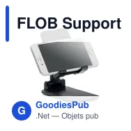 FLOB Support téléphone pliable ABS - Miniature 2