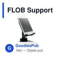 FLOB Support téléphone pliable ABS - Miniature 3