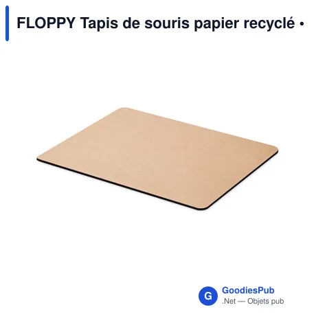 FLOPPY Tapis de souris papier recyclé