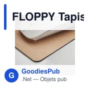 FLOPPY Tapis de souris papier recyclé - Miniature 5