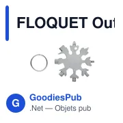 FLOQUET Outil multi fonctions acier ino - Miniature 1