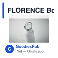 FLORENCE Bouteille double paroi 500 ml - Miniature 12