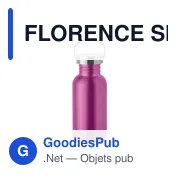 FLORENCE SING Bouteille simple paroi 500 ml - Miniature 1