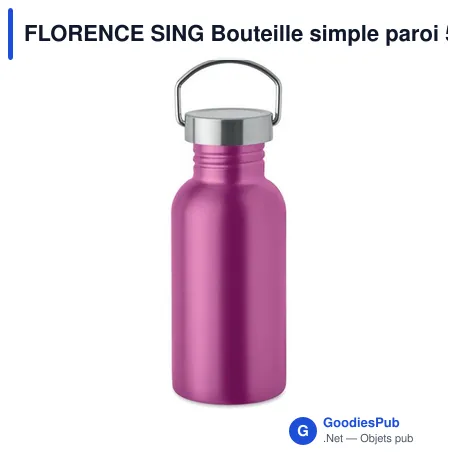 FLORENCE SING Bouteille simple paroi 500 ml