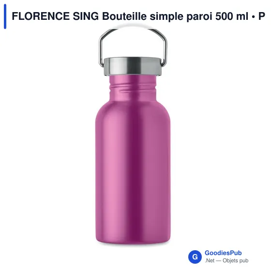 FLORENCE SING Bouteille simple paroi 500 ml - Image 2