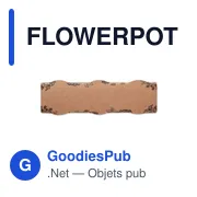 FLOWERPOT 3 pots en terre - Miniature 4