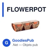 FLOWERPOT 3 pots en terre - Miniature 5