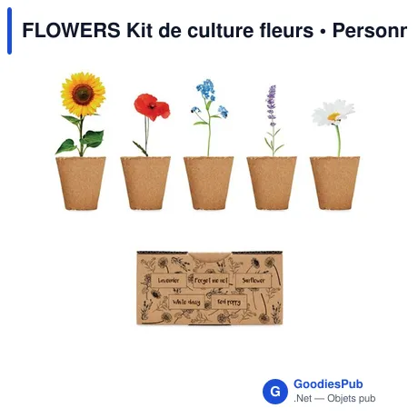 FLOWERS Kit de culture fleurs