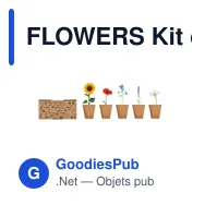 FLOWERS Kit de culture fleurs - Miniature 4