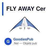 FLY AWAY Cerf-volant en polyester - Miniature 3