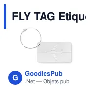 FLY TAG Etiquette à bagage en aluminium - Miniature 5