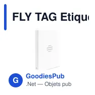 FLY TAG Etiquette à bagage en aluminium - Miniature 9