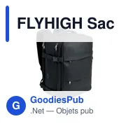 Sac à dos cabine personnalisable FLYHIGH avec logo - Miniature 1