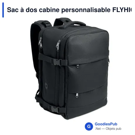 Sac à dos cabine personnalisable FLYHIGH avec logo