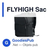 Sac à dos cabine personnalisable FLYHIGH avec logo - Miniature 2