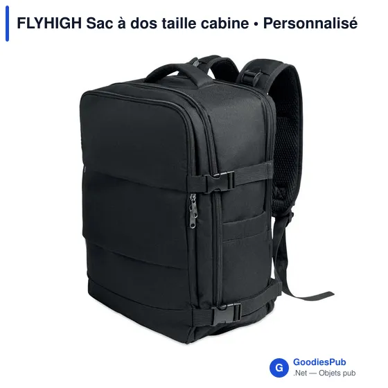 Sac à dos cabine personnalisable FLYHIGH avec logo - Image 2