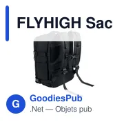 Sac à dos cabine personnalisable FLYHIGH avec logo - Miniature 3