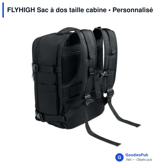 Sac à dos cabine personnalisable FLYHIGH avec logo - Image 3