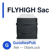 Sac à dos cabine personnalisable FLYHIGH avec logo - Miniature 4