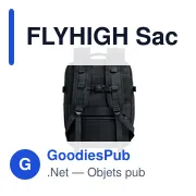 Sac à dos cabine personnalisable FLYHIGH avec logo - Miniature 5