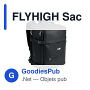 Sac à dos cabine personnalisable FLYHIGH avec logo - Miniature 6